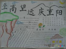 重阳节手抄报：遍插茱萸