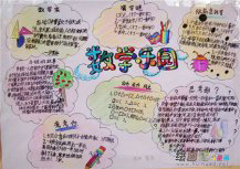 数学手抄报：高斯智断瓶中线