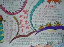 消防安全手抄报：平安你我他