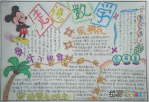 小学生数学手抄报：数轴的故事