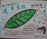 文明礼仪手抄报：文明小短文