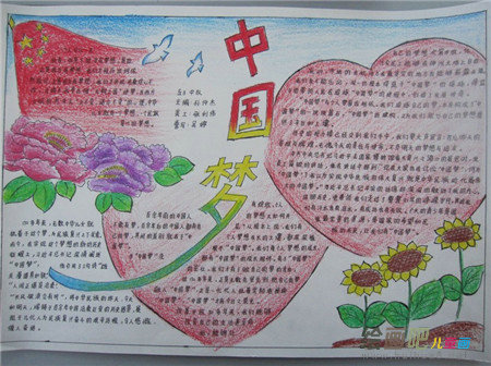 我的中国梦手抄报资料：正能量描绘中国梦