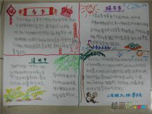 中华传统文化手抄报：中国的文字