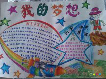 中国梦手抄报：只为青山不放松