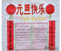 迎新年手抄报：元旦的来历