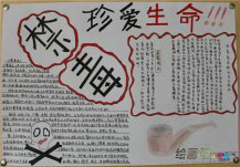 禁毒知识手抄报：白色的幽灵