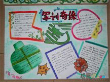 军训的手抄报：水滴石穿，绳锯木断