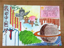 中国梦手抄报：时间隧道