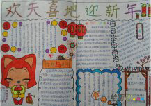 迎新年手抄报：新年的愿望
