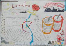 迎新年手抄报：农历新年