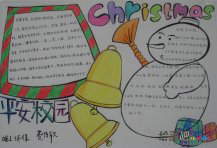 圣诞节手抄报：圣诞花