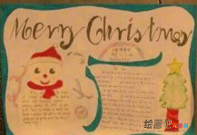圣诞节手抄报：圣诞树Christmas Tree