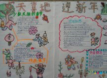 迎新年手抄报：新年狂想曲
