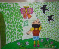 植树节手抄报：小学生植