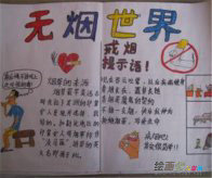 世界无烟日手抄报：做出戒烟决定