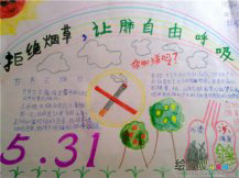 世界无烟日手抄报：鼻腔喷雾器