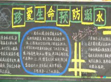 防溺水手抄报图片：游泳安全知多少
