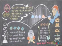 世界无烟日手抄报：吸烟引发的疾病