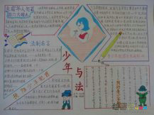 法制手抄报：依法治国