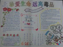禁毒手抄报：杜绝毒品