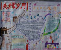 五四青年节手抄报：绽放华丽的青春