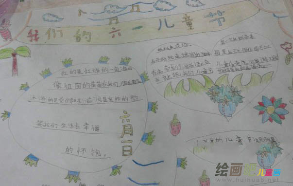 六一儿童节手抄报：六一节的party