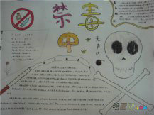 禁毒手抄报：禁毒，从青少年开始
