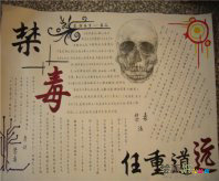 禁毒手抄报：禁毒感想