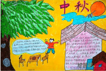 中秋节手抄报：感怀·中秋