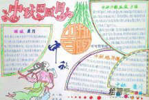 中秋节手抄报：中秋月正圆