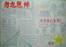 教师节手抄报：传道授业解惑也