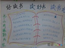 读书手抄报：一本好书影响一生