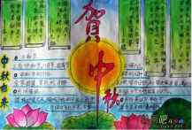 中秋节手抄报：我眼中的中秋节