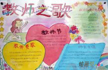 教师节手抄报：播种理想和力量