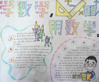 数学手抄报：小数乘法