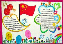 国庆节手抄报：为复兴中华而努力