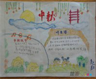 中秋节手抄报：团圆节