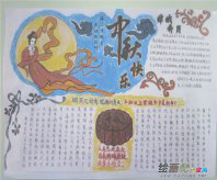 中秋节手抄报：中秋节手抄报内容