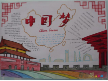 我的中国梦手抄报：我们有个共同的梦