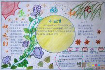 中秋节手抄报：月到中秋分外明
