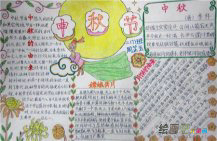 中秋节手抄报：团圆节