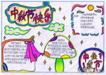 中秋节手抄报:中秋见闻