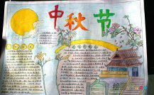 中秋节手抄报：中秋节看烟火