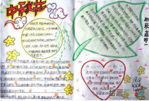 中秋节手抄报：中秋节夜的畅想