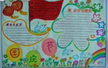 国庆节手抄报：腾飞的中华民族