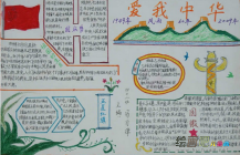 国庆节手抄报：爱国