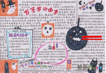 万圣节手抄报：万圣节真