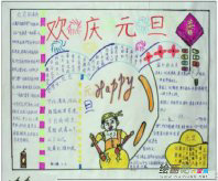 元旦手抄报：有关元旦的小故事