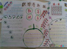 元旦手抄报：幸福