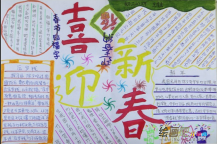 春节手抄报：盼春节